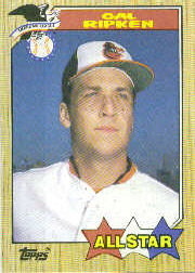 1987 Topps Baseball Cards      609     Cal Ripken AS
